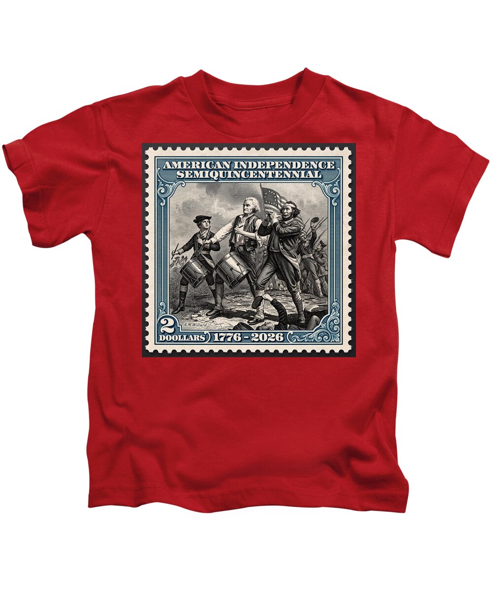 Spirit of '76 Stamp $2 - Kids T-Shirt