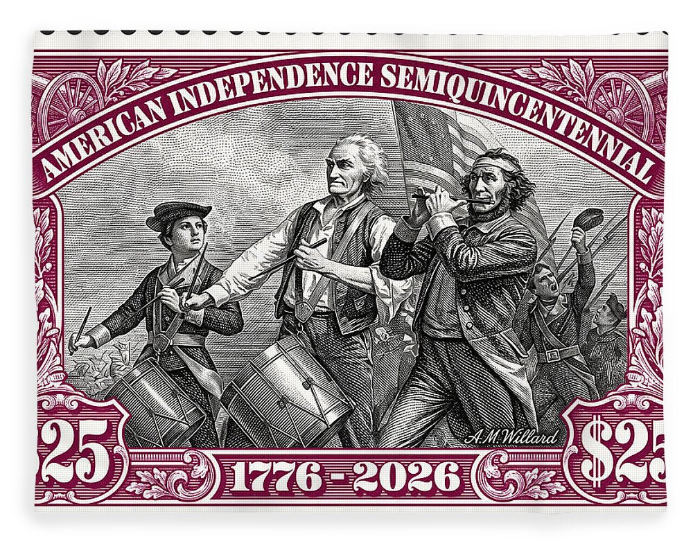 Spirit of '76 Stamp $25 - Blanket
