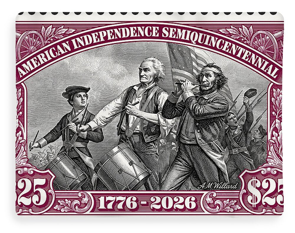 Spirit of '76 Stamp $25 - Blanket
