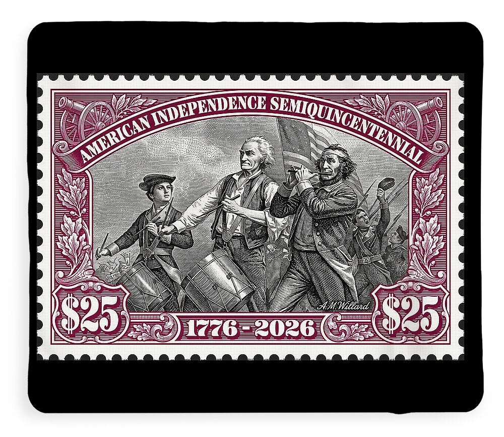Spirit of '76 Stamp $25 - Blanket