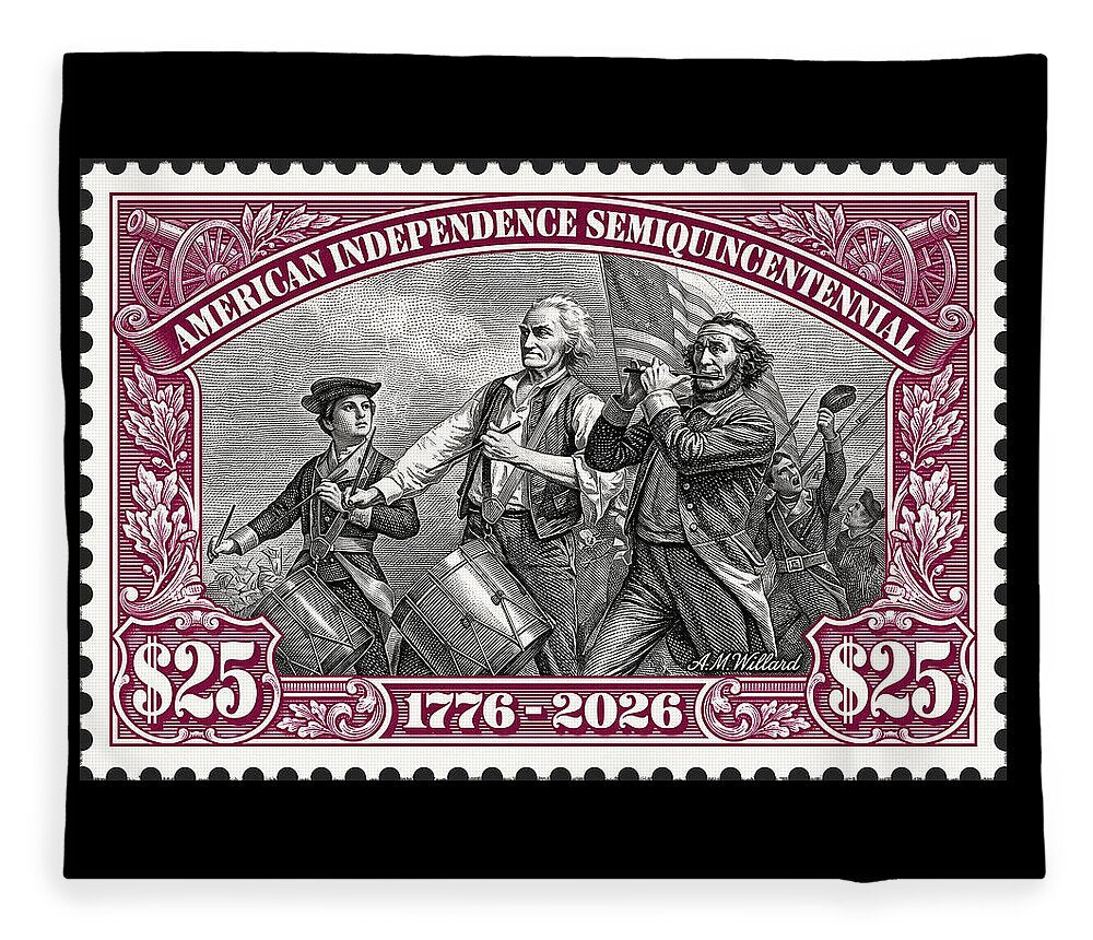 Spirit of '76 Stamp $25 - Blanket