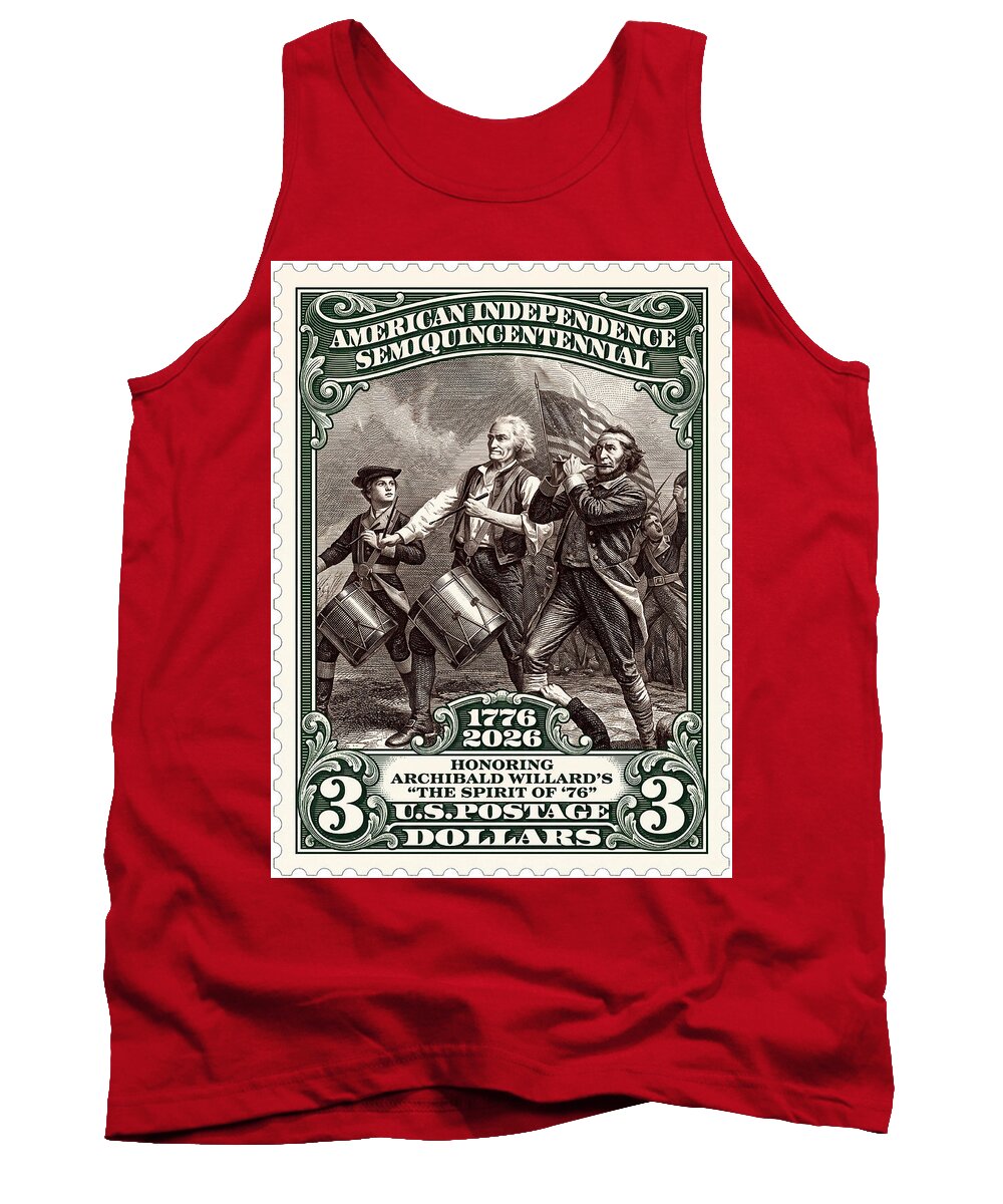 Spirit of '76 Stamp $3 2 - Tank Top