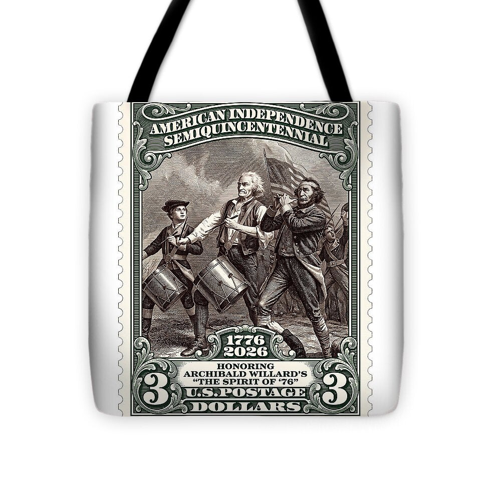 Spirit of '76 Stamp $3 2 - Tote Bag
