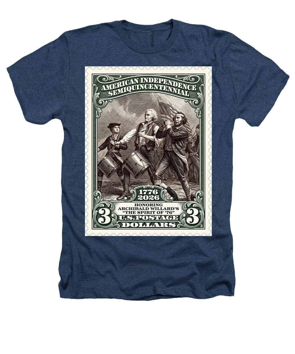 Spirit of '76 Stamp $3 2 - Heathers T-Shirt