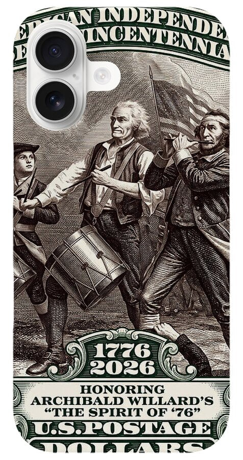 Spirit of '76 Stamp $3 2 - Phone Case