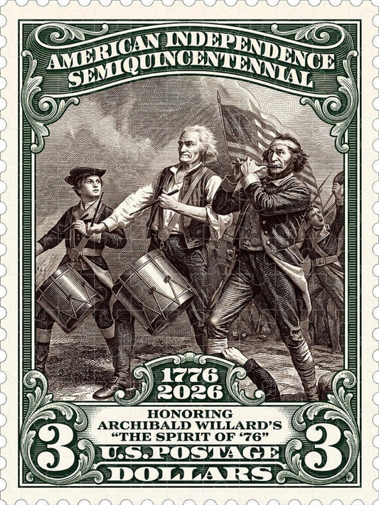 Spirit of '76 Stamp $3 2 - Puzzle