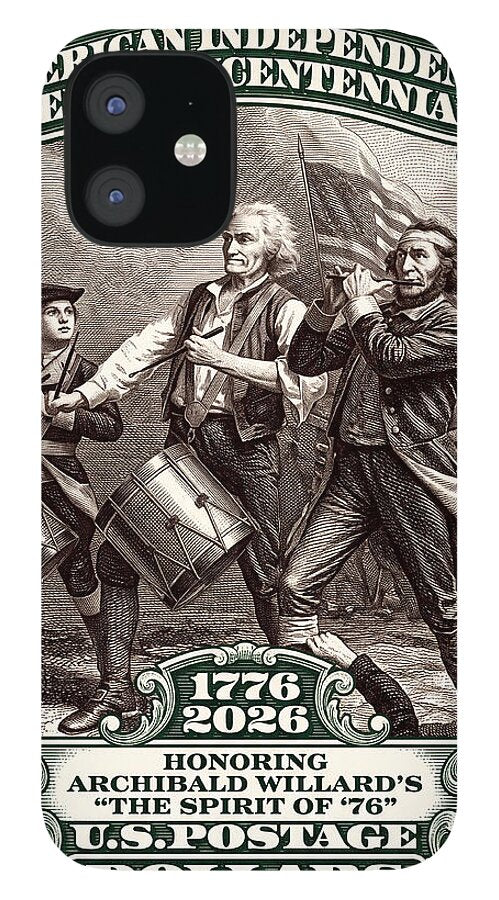 Spirit of '76 Stamp $3 2 - Phone Case