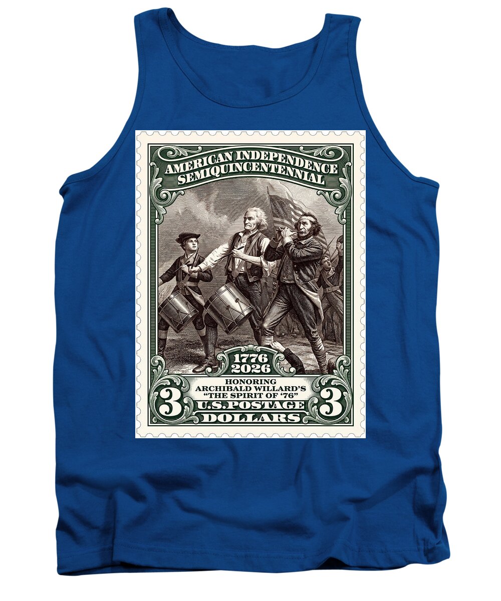 Spirit of '76 Stamp $3 2 - Tank Top