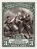 Spirit of '76 Stamp $3 2 - Art Print