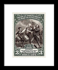 Spirit of '76 Stamp $3 2 - Framed Print