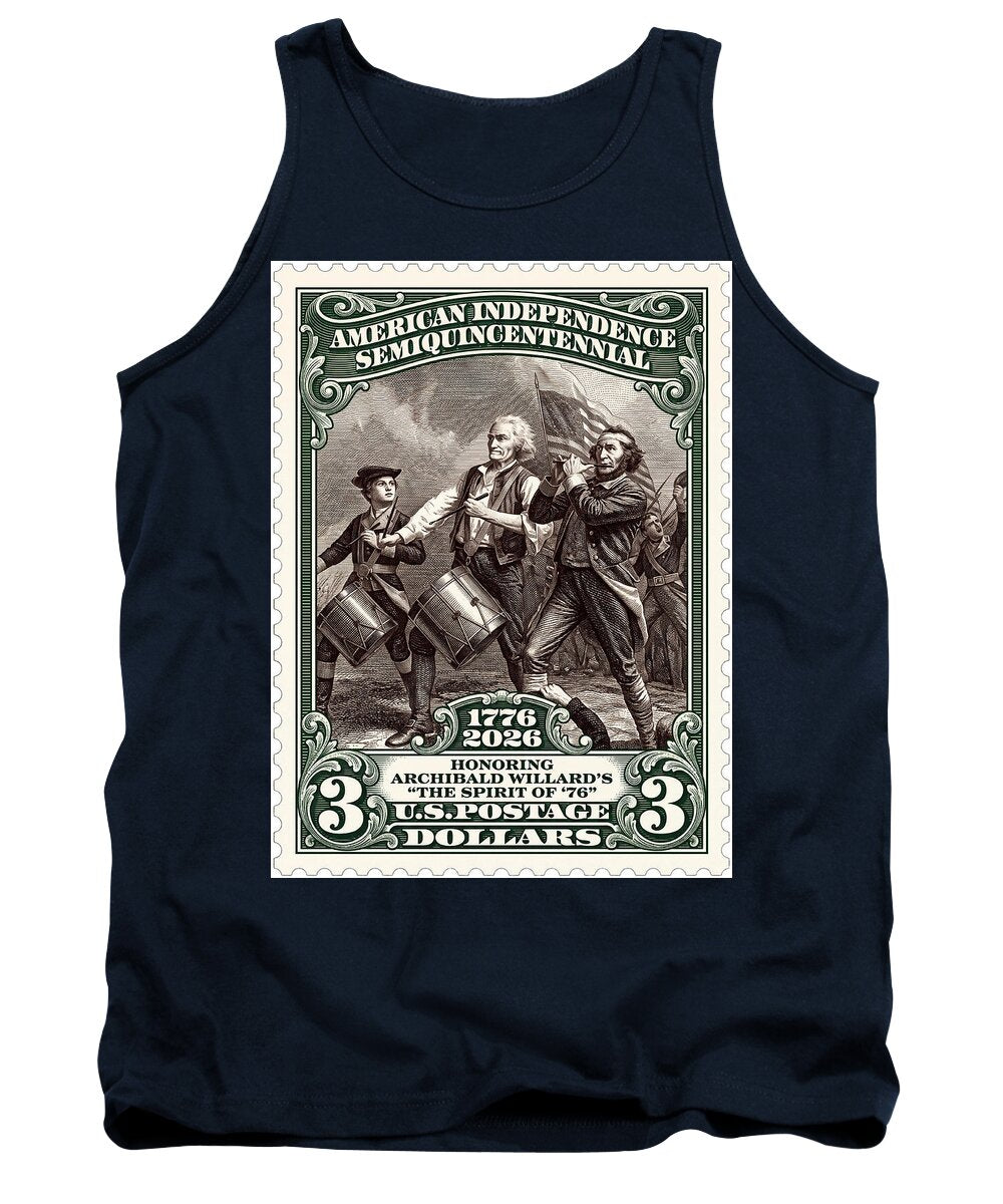 Spirit of '76 Stamp $3 2 - Tank Top