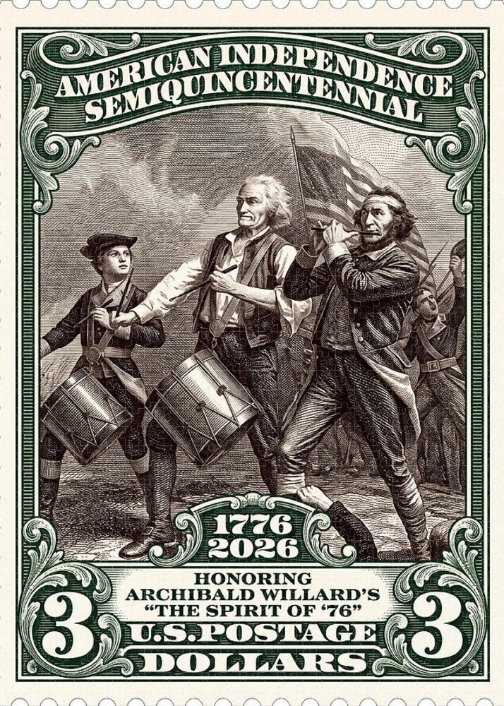 Spirit of '76 Stamp $3 2 - Puzzle