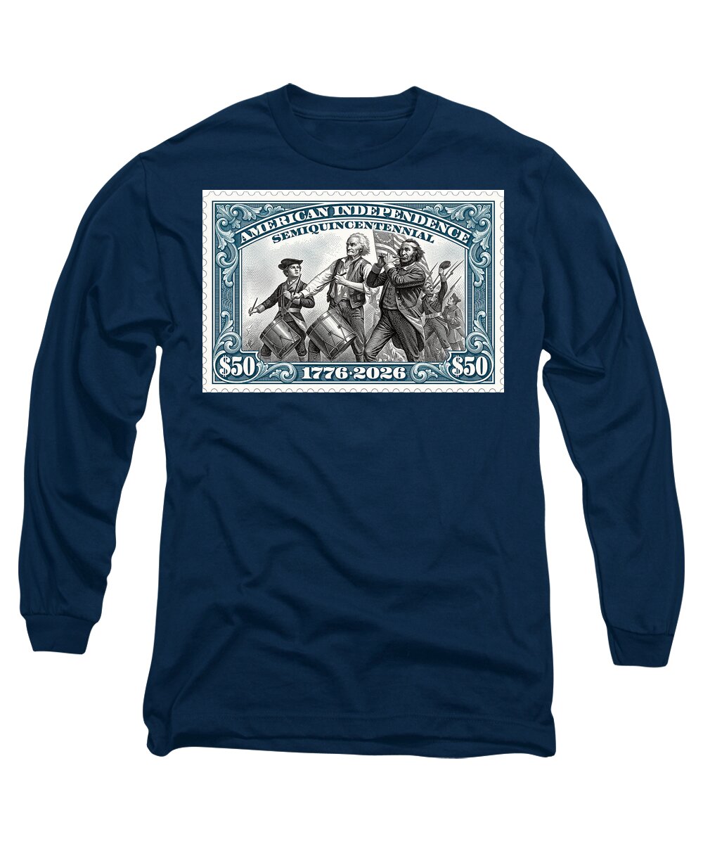 Spirit of '76 Stamp $50 - Long Sleeve T-Shirt
