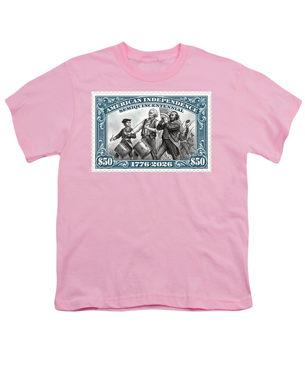 Spirit of '76 Stamp $50 - Youth T-Shirt