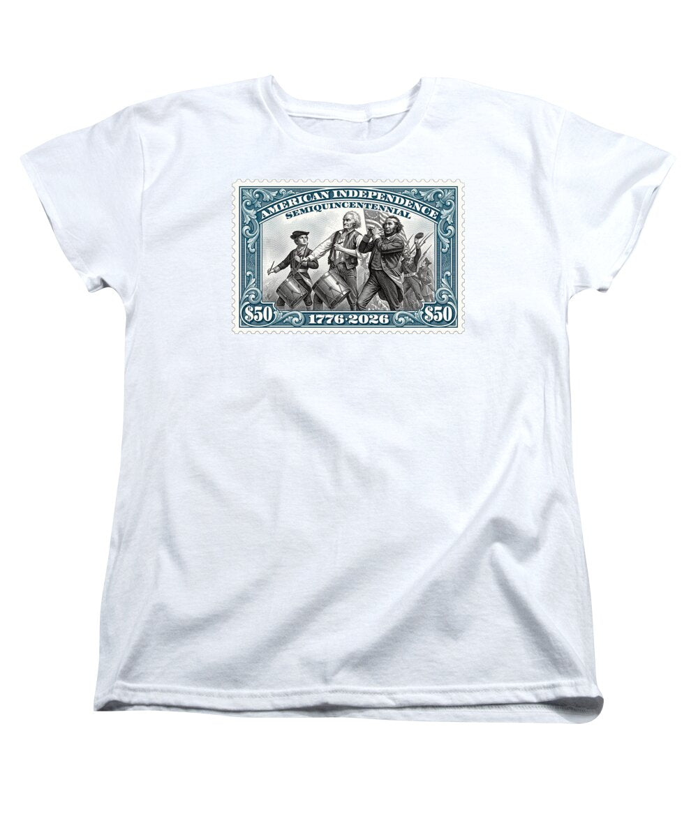 Spirit of '76 Stamp $50 - Women's T-Shirt (Standard Fit)