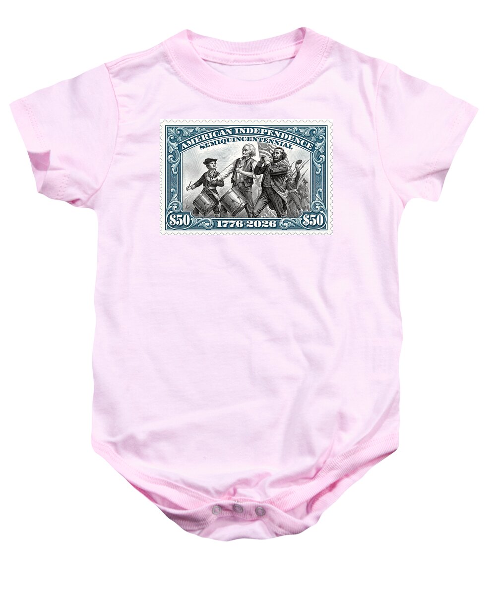 Spirit of '76 Stamp $50 - Baby One-Piece