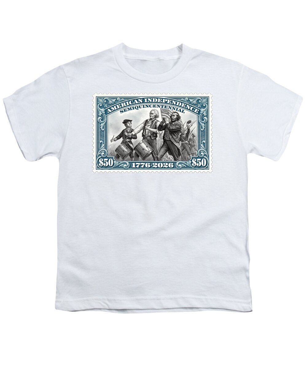 Spirit of '76 Stamp $50 - Youth T-Shirt
