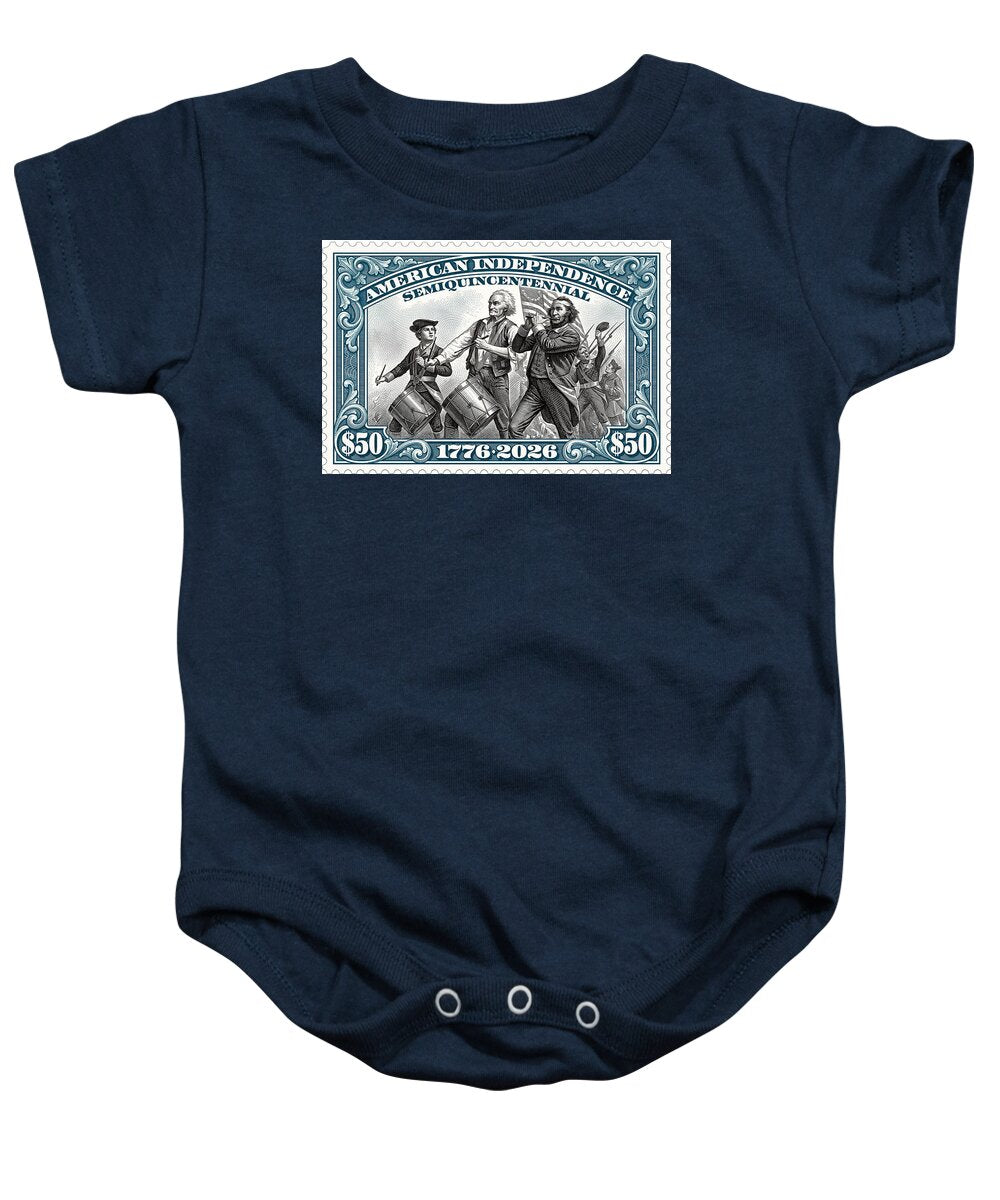 Spirit of '76 Stamp $50 - Baby One-Piece