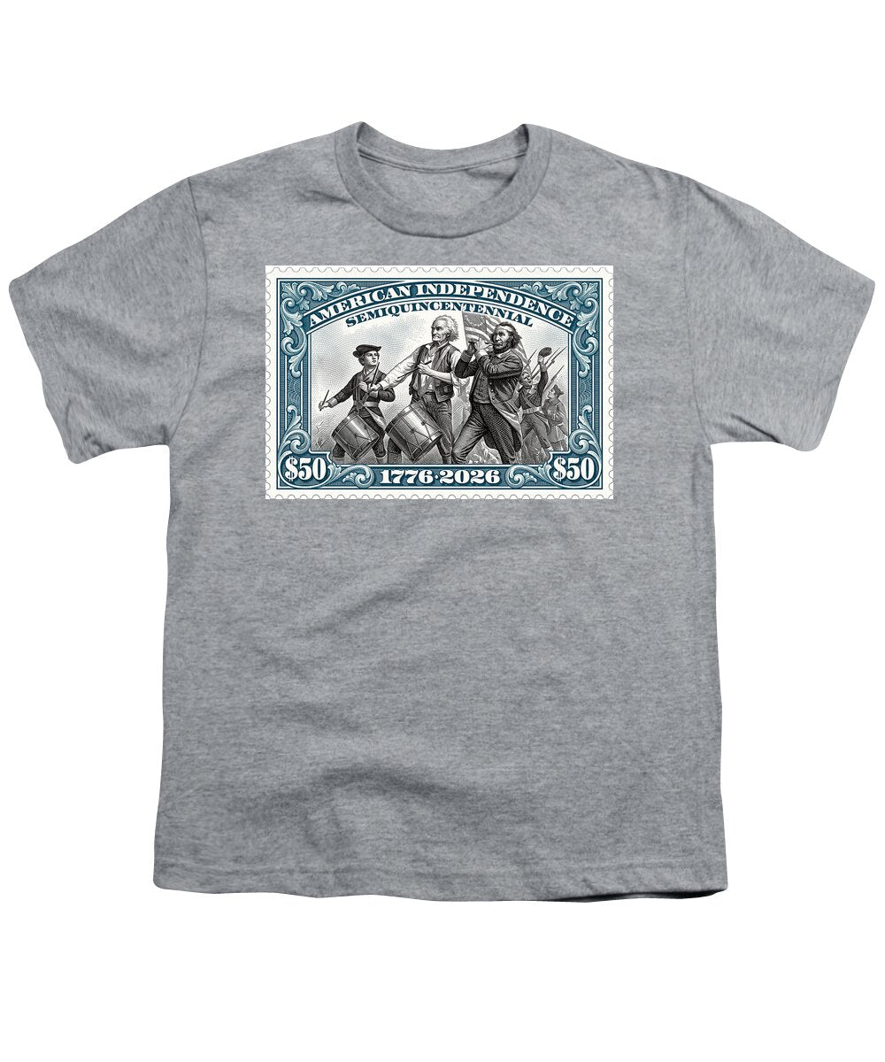 Spirit of '76 Stamp $50 - Youth T-Shirt