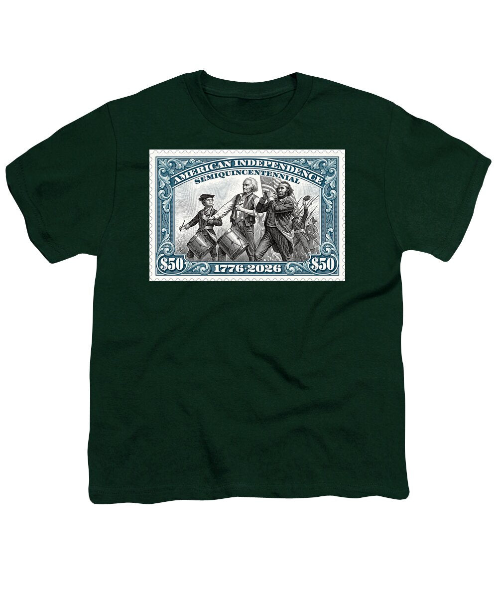 Spirit of '76 Stamp $50 - Youth T-Shirt