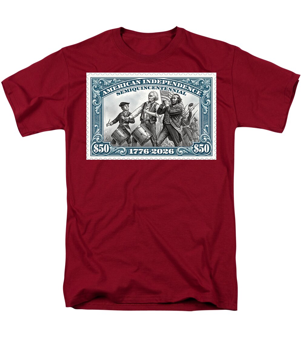 Spirit of '76 Stamp $50 - Men's T-Shirt  (Regular Fit)