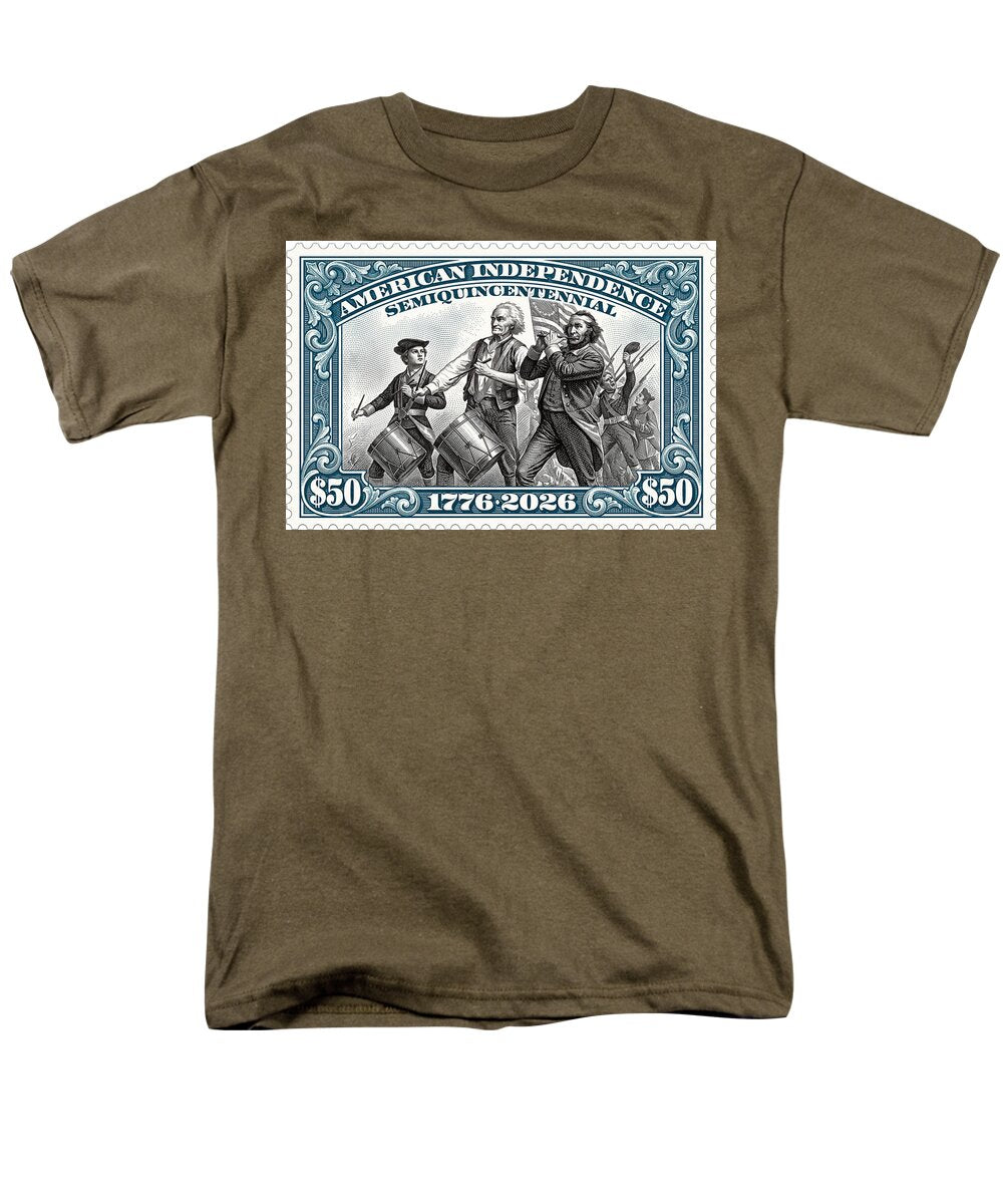 Spirit of '76 Stamp $50 - Men's T-Shirt  (Regular Fit)