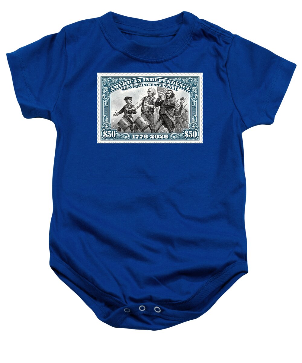 Spirit of '76 Stamp $50 - Baby One-Piece
