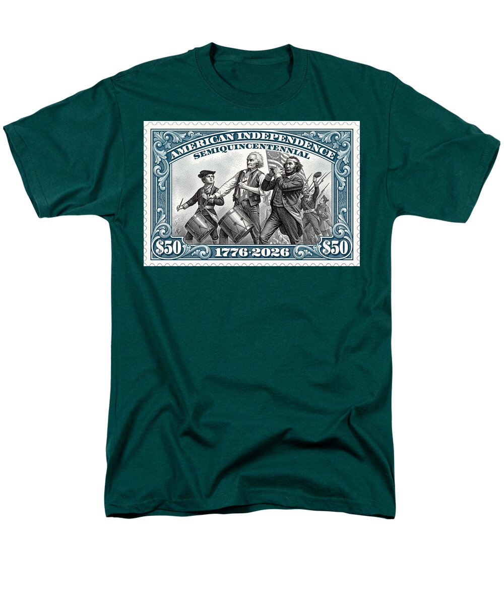Spirit of '76 Stamp $50 - Men's T-Shirt  (Regular Fit)