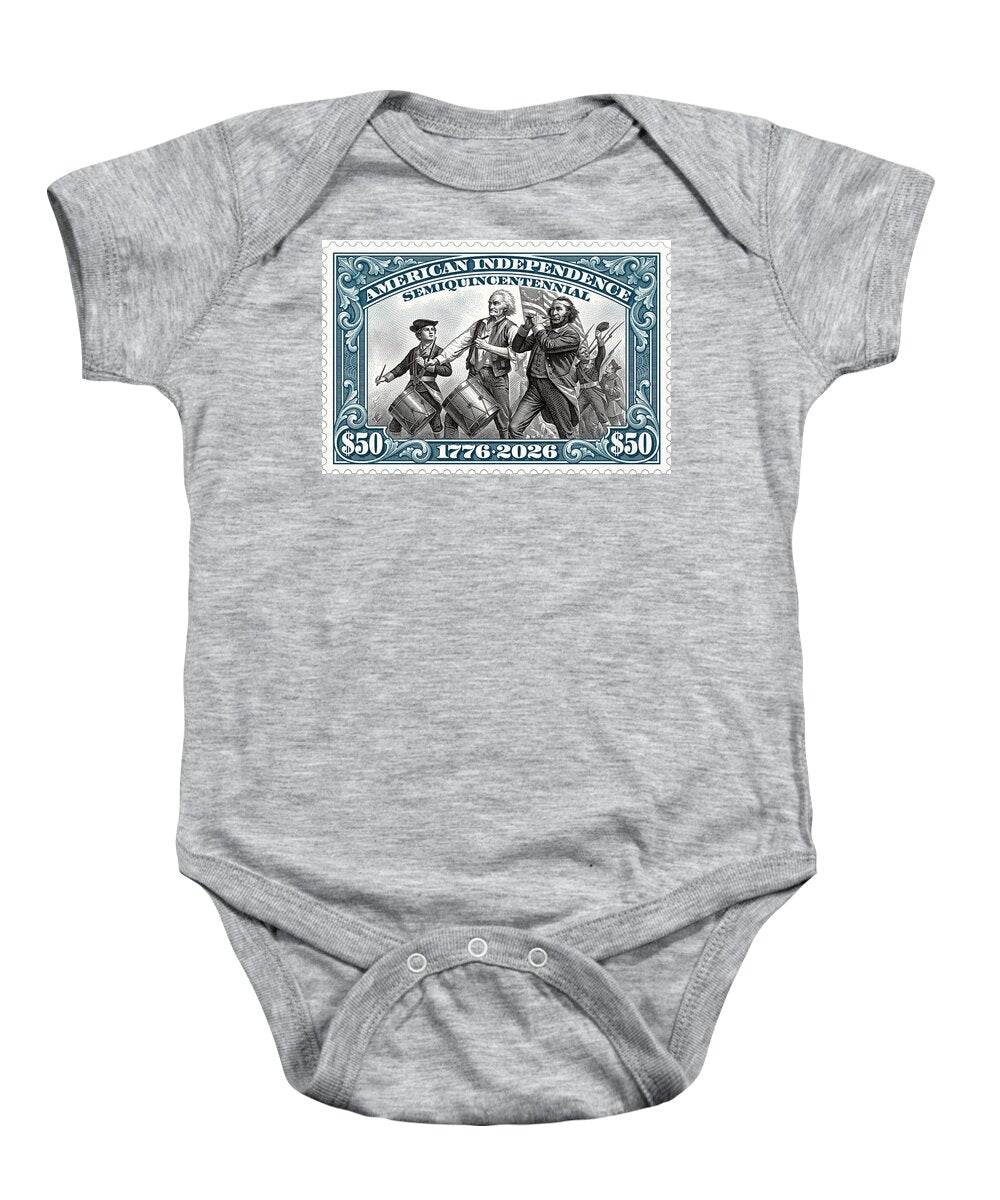 Spirit of '76 Stamp $50 - Baby One-Piece