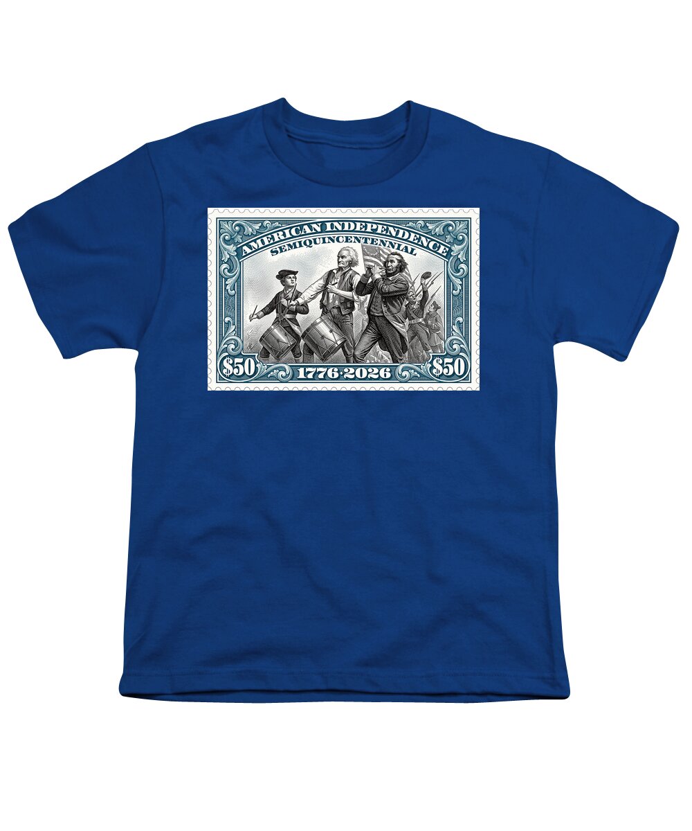 Spirit of '76 Stamp $50 - Youth T-Shirt