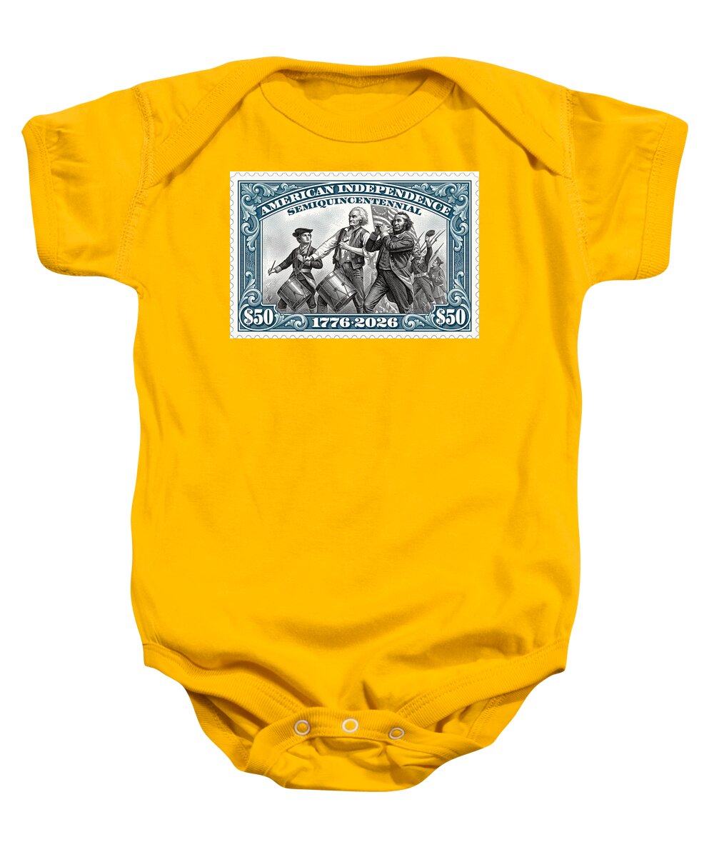 Spirit of '76 Stamp $50 - Baby One-Piece