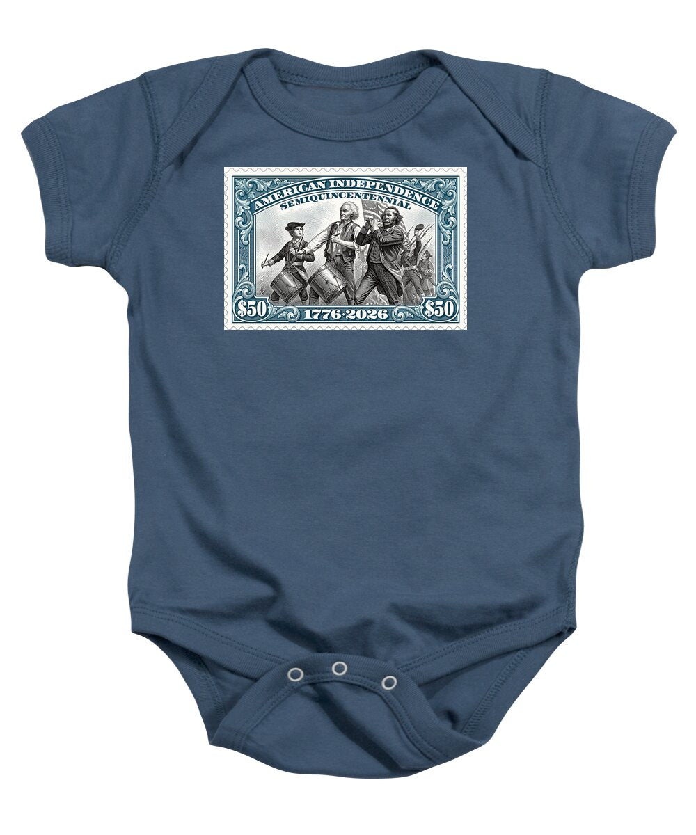 Spirit of '76 Stamp $50 - Baby One-Piece