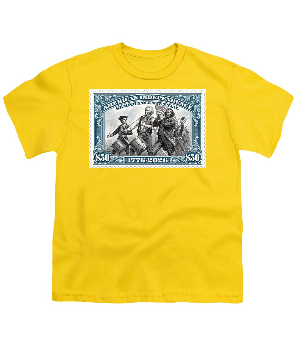 Spirit of '76 Stamp $50 - Youth T-Shirt
