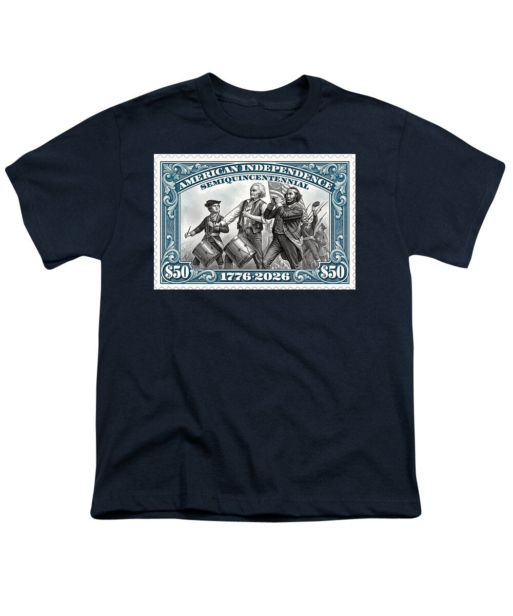 Spirit of '76 Stamp $50 - Youth T-Shirt