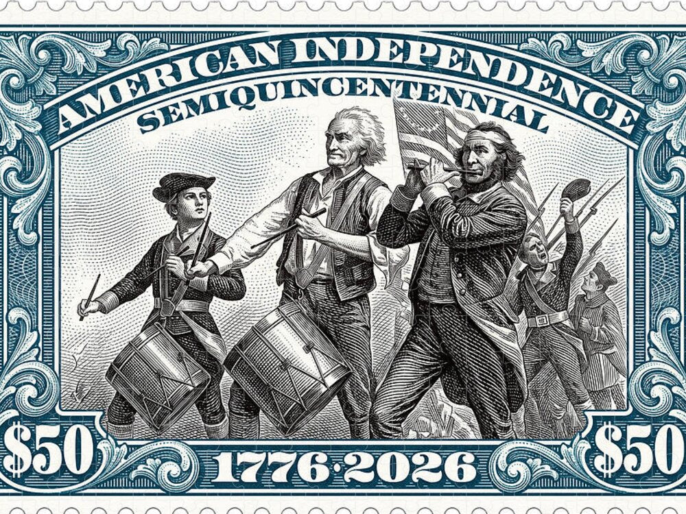 Spirit of '76 Stamp $50 - Puzzle