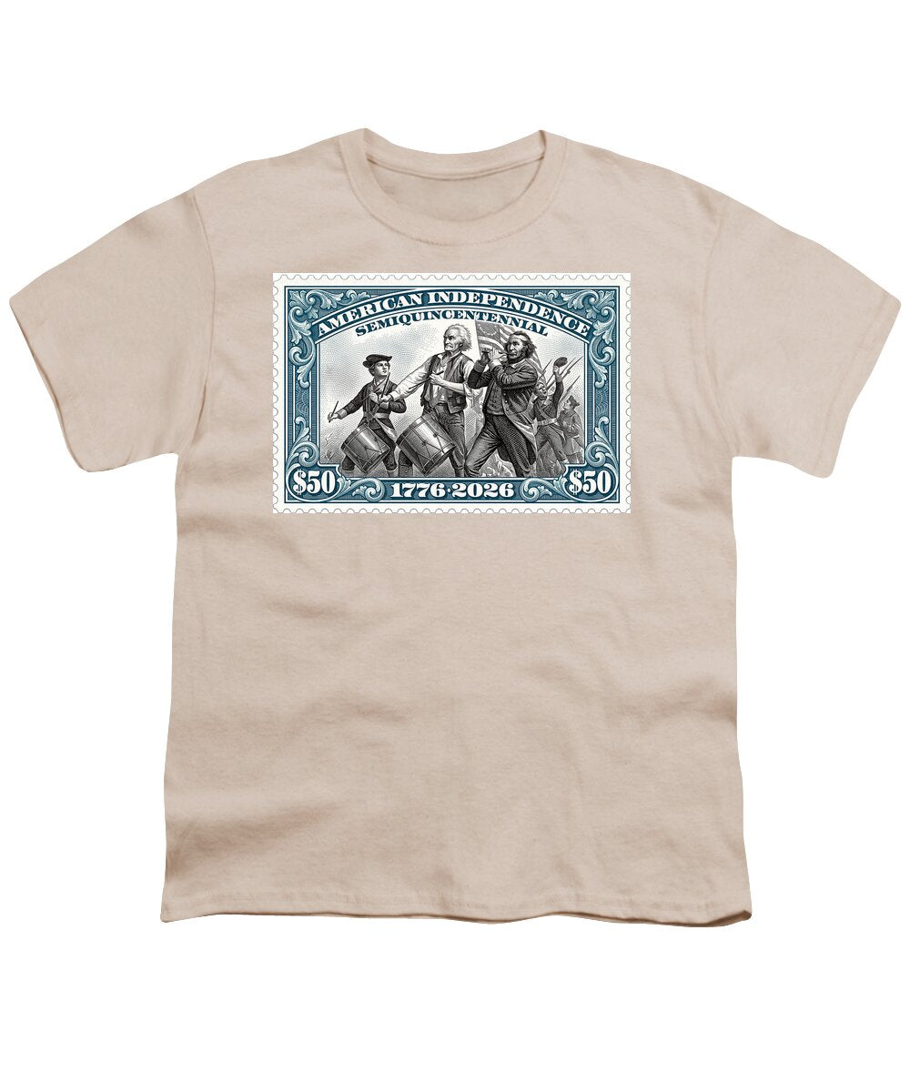 Spirit of '76 Stamp $50 - Youth T-Shirt