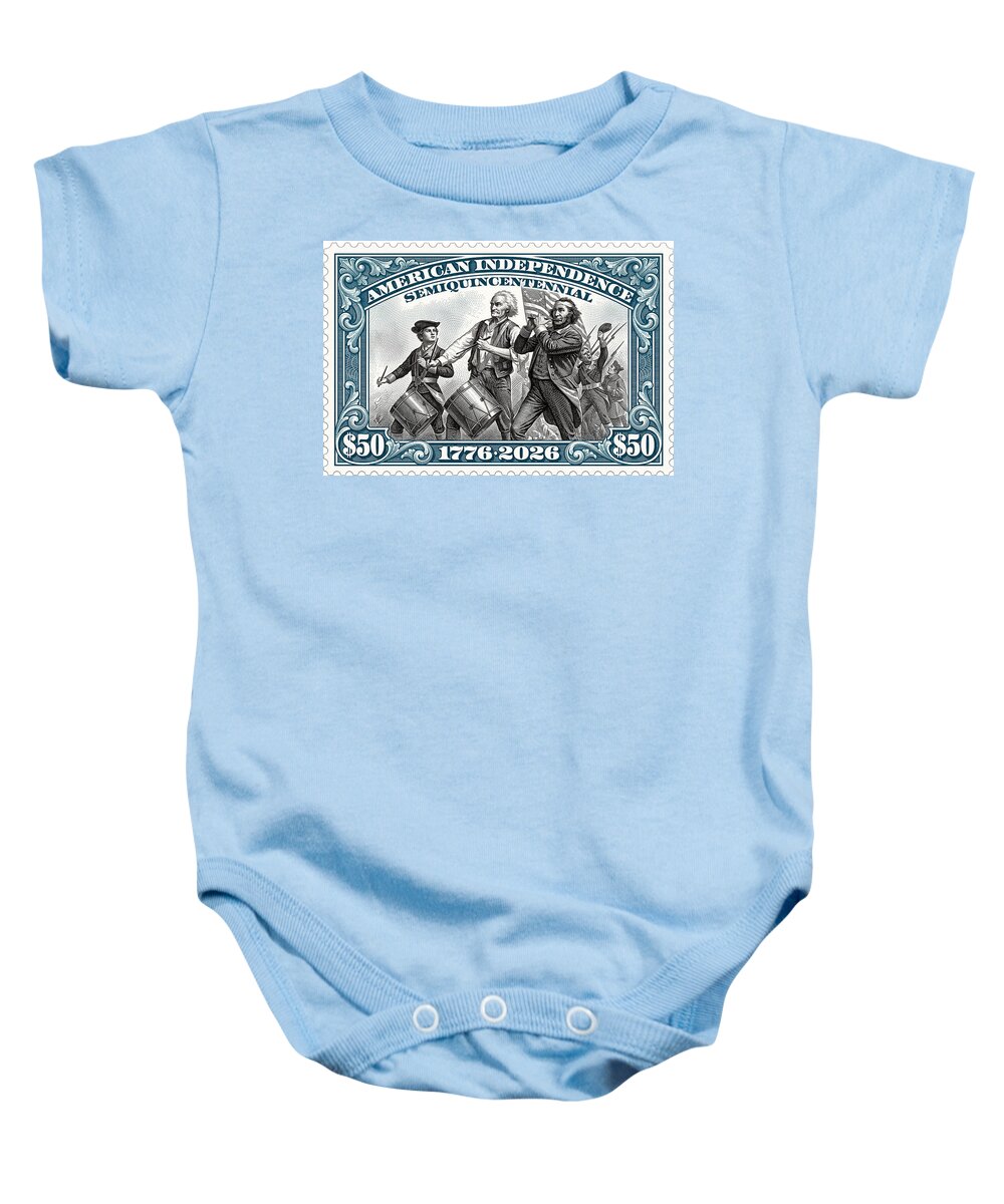 Spirit of '76 Stamp $50 - Baby One-Piece