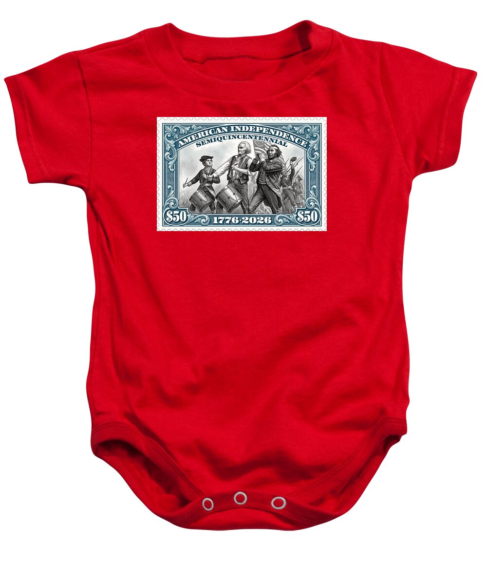 Spirit of '76 Stamp $50 - Baby One-Piece