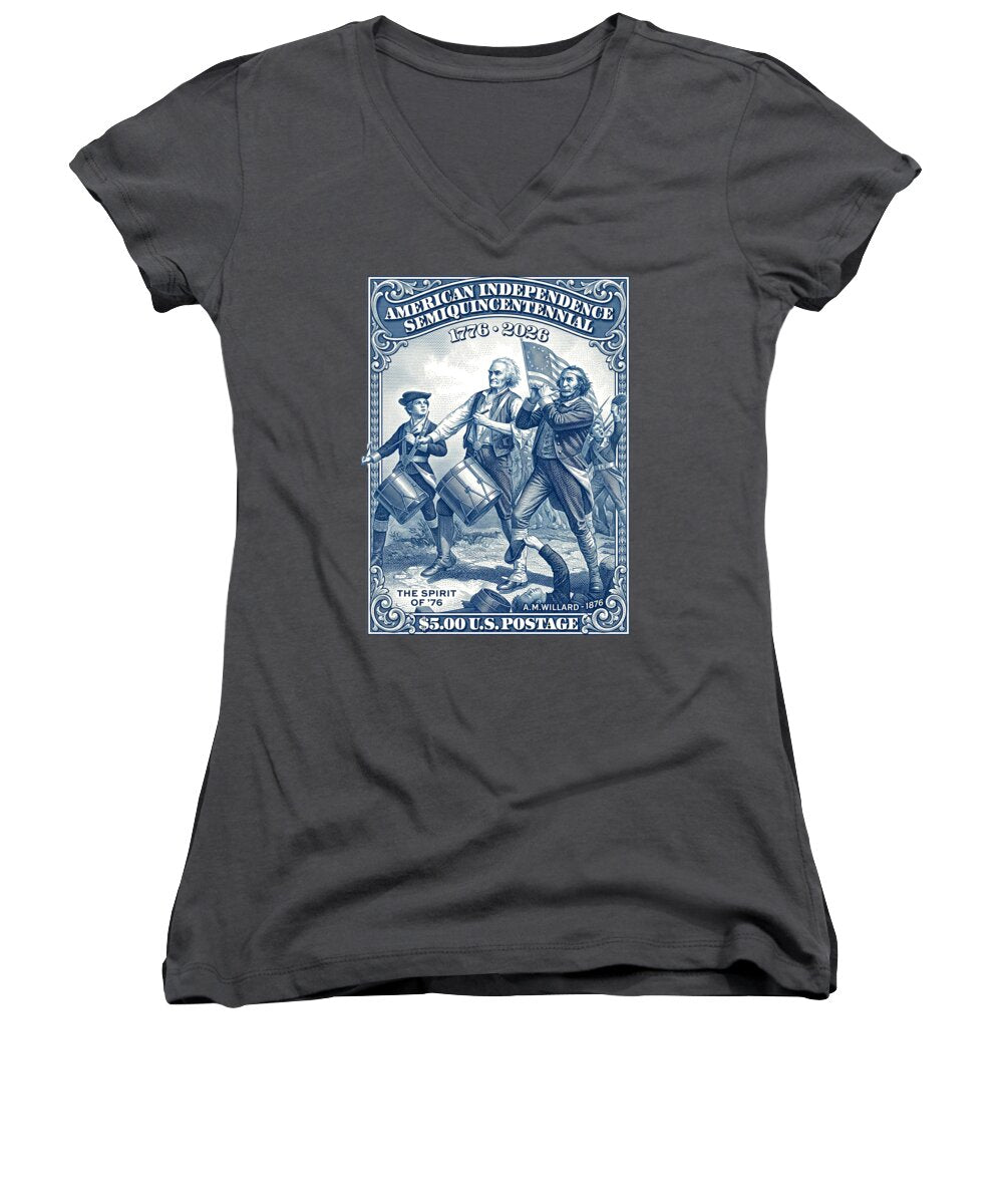 Spirit of '76 Stamp - Women's V-Neck