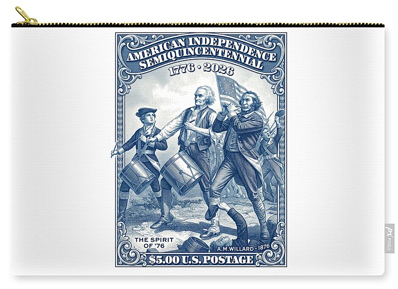 Spirit of '76 Stamp - Zip Pouch