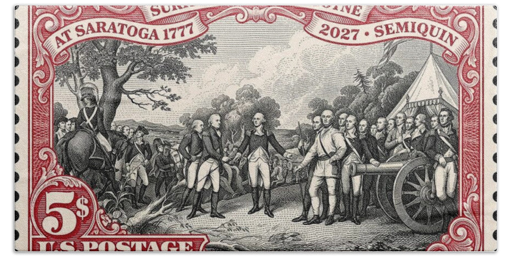 Surrender at Saratoga $5 - Bath Towel