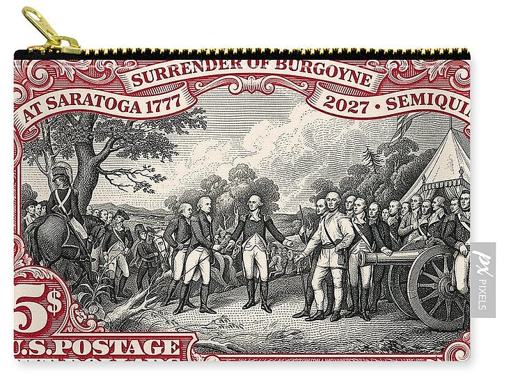 Surrender at Saratoga $5 - Zip Pouch