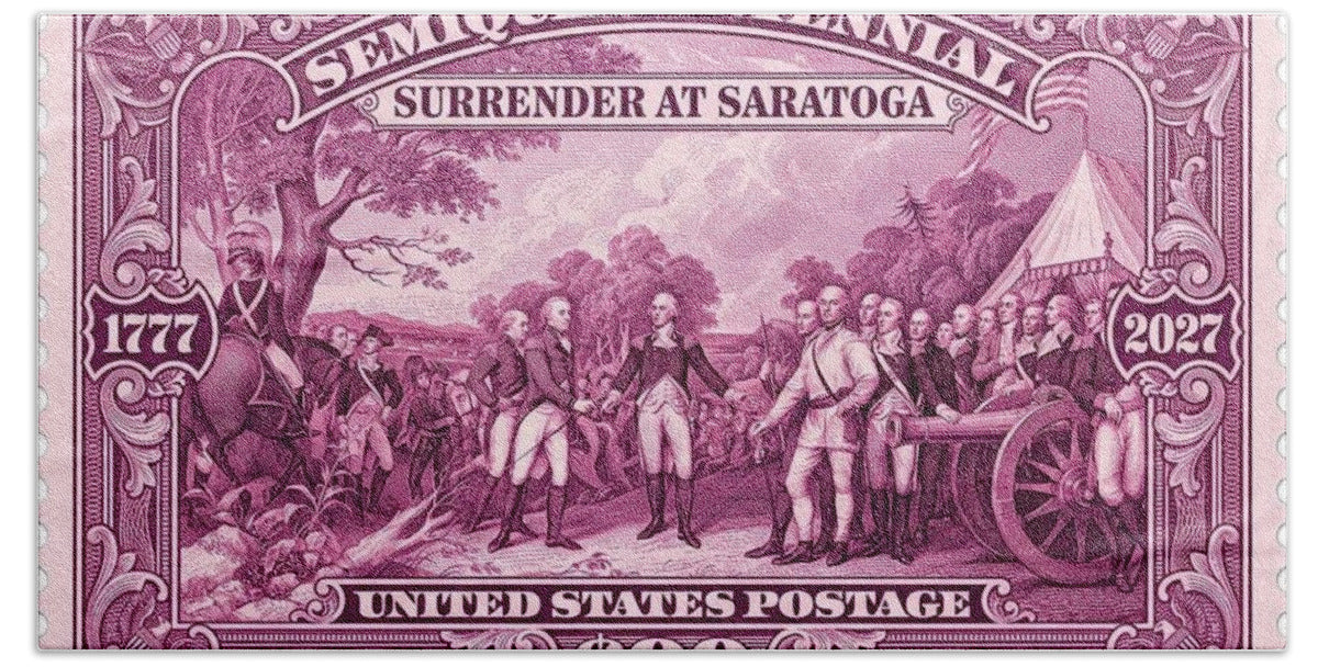 Surrender at Saratoga $99 - Bath Towel