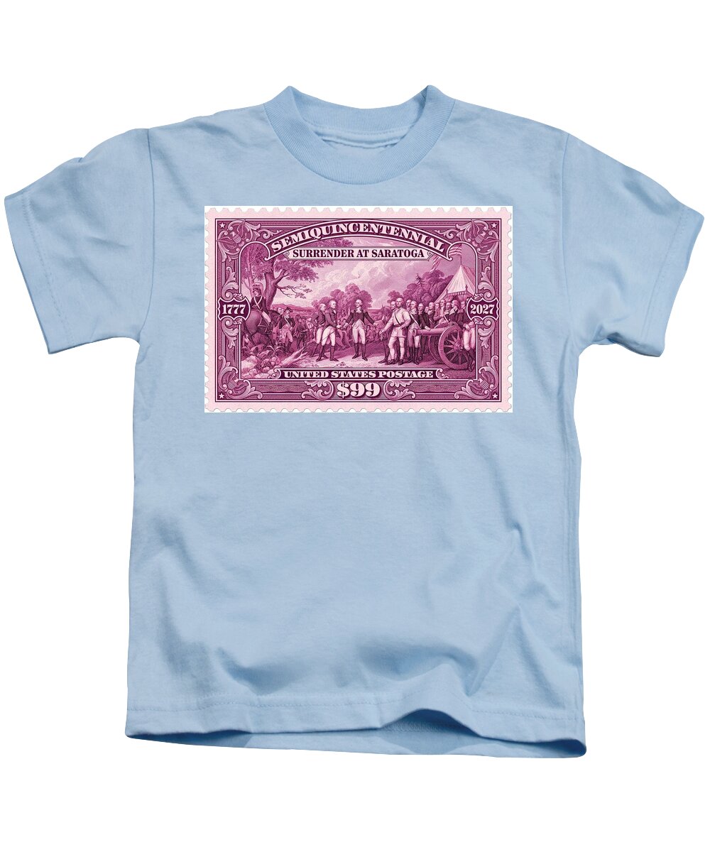 Surrender at Saratoga $99 - Kids T-Shirt