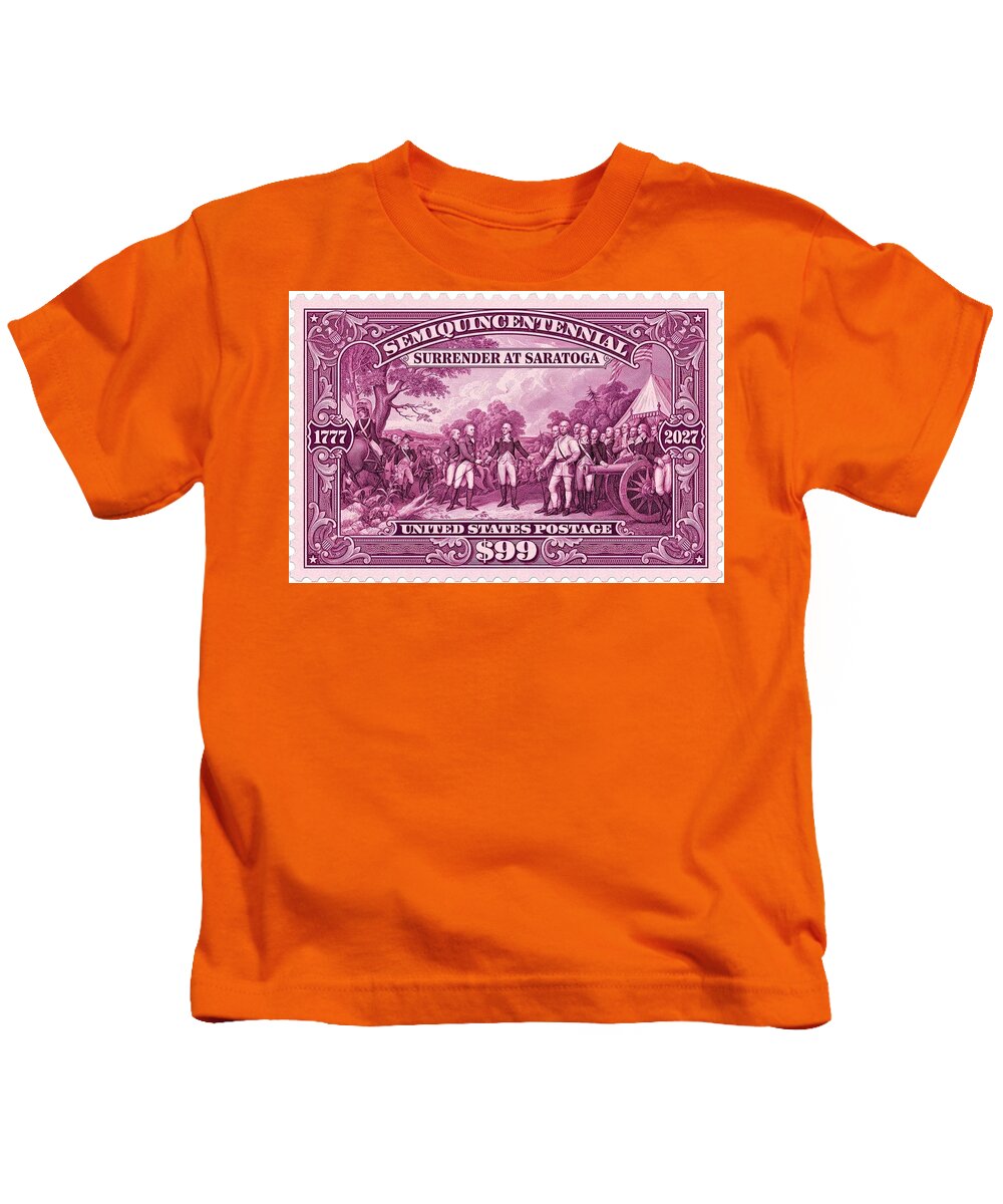 Surrender at Saratoga $99 - Kids T-Shirt