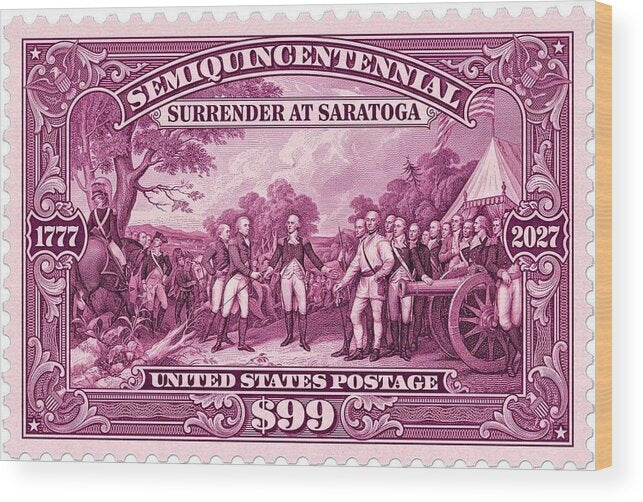 Surrender at Saratoga $99 - Wood Print