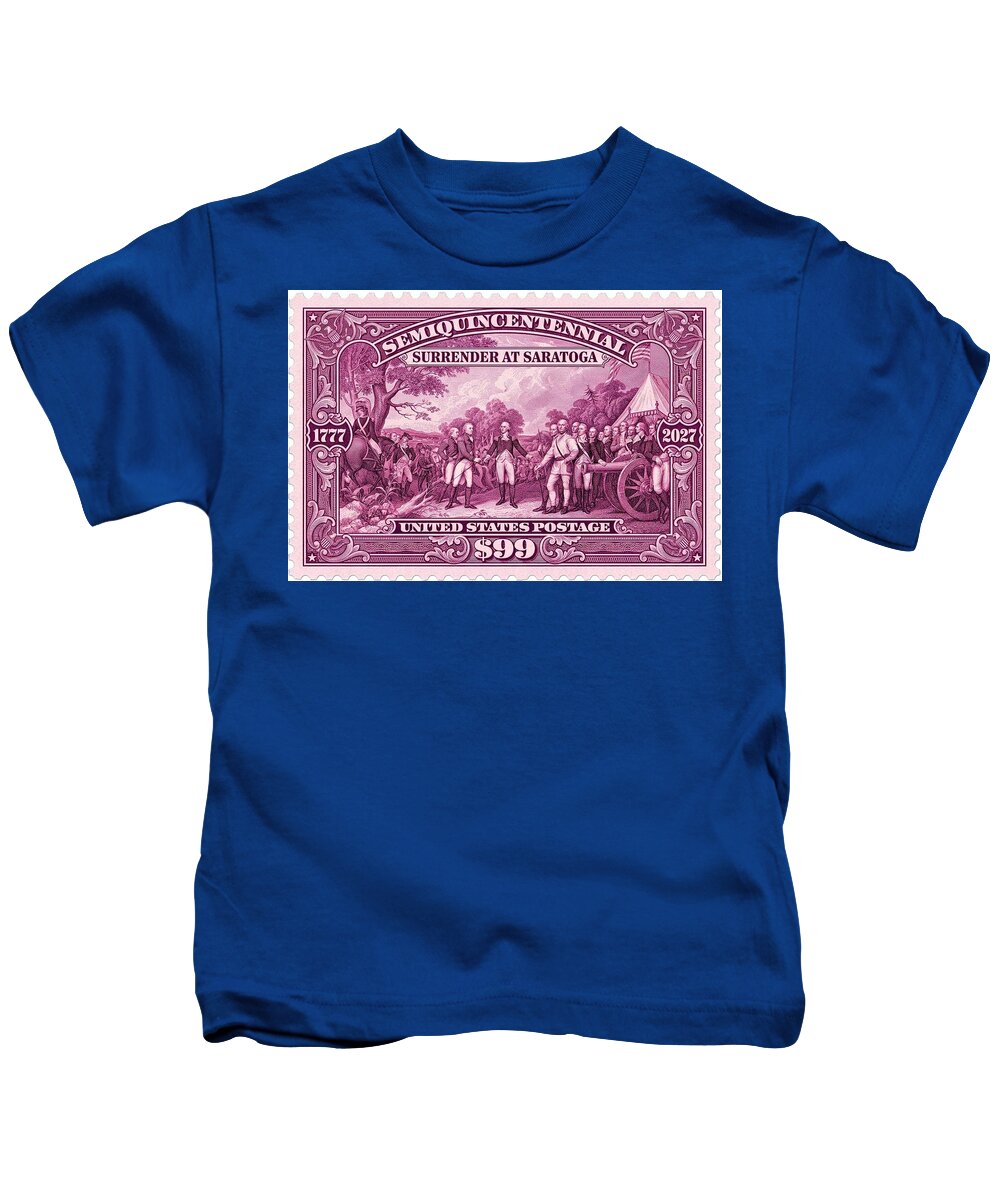 Surrender at Saratoga $99 - Kids T-Shirt