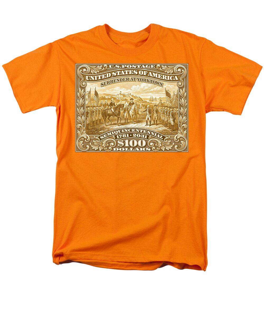 Surrender at Yorktown $100 - Men's T-Shirt  (Regular Fit)