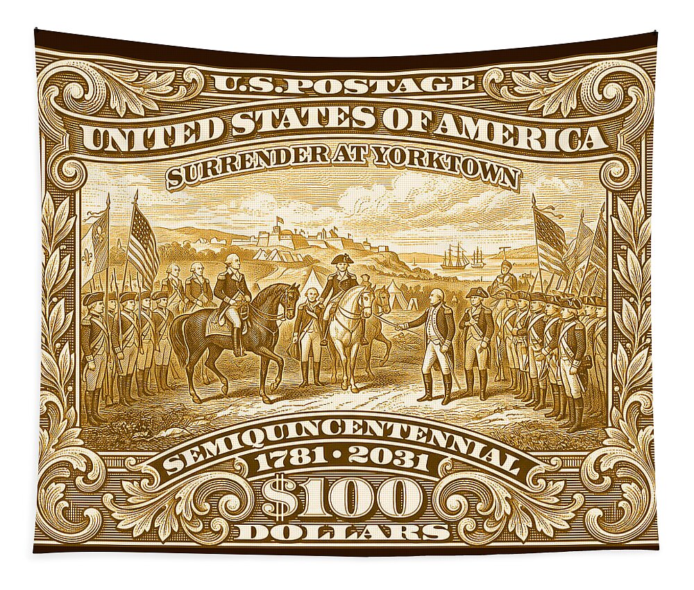 Surrender at Yorktown $100 - Tapestry