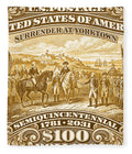 Surrender at Yorktown $100 - Blanket